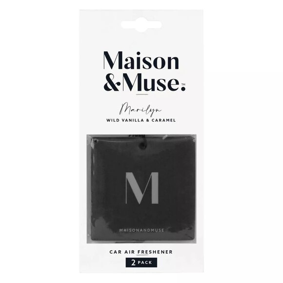 NWT  Maison & Muse Car Air Freshener Marilyn  Wild Vanilla & Caramel - Picture 2 of 4